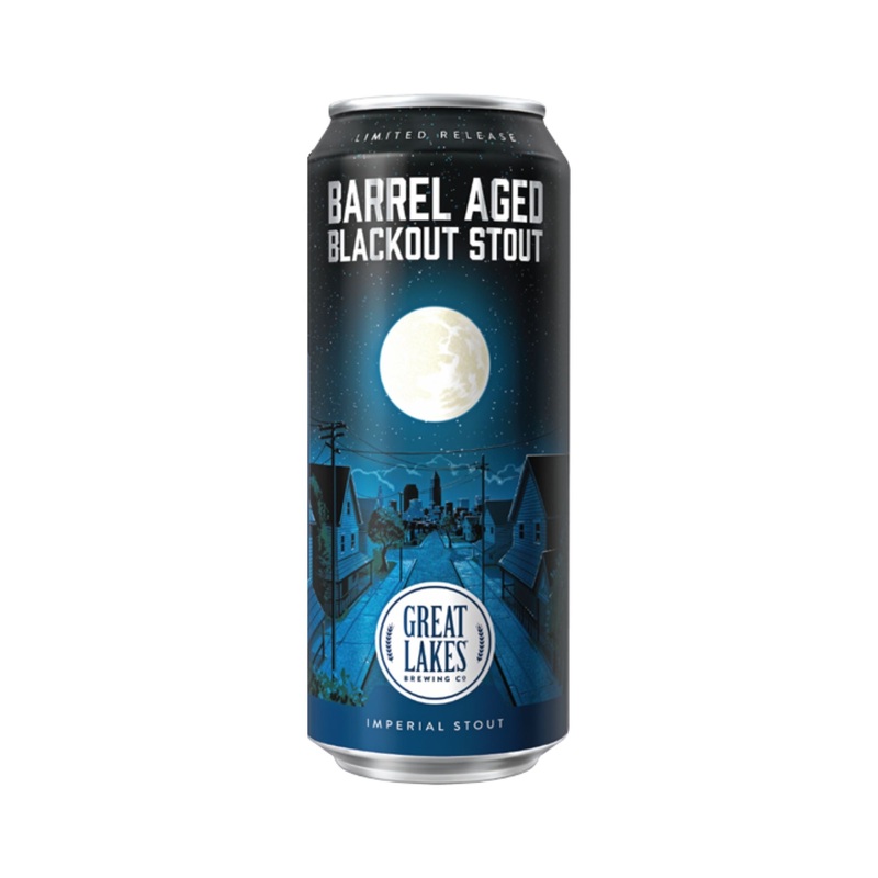 Great Lakes Barrel Aged Blackout Stout 16 oz can