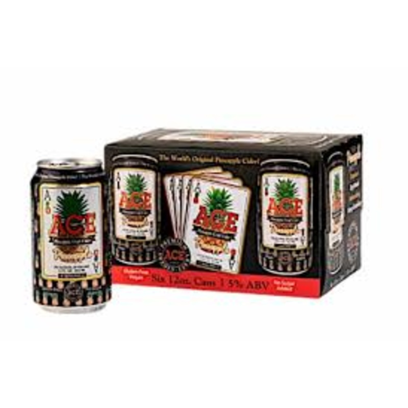 Ace Cider Pineapple 12oz 6 Pack Cans