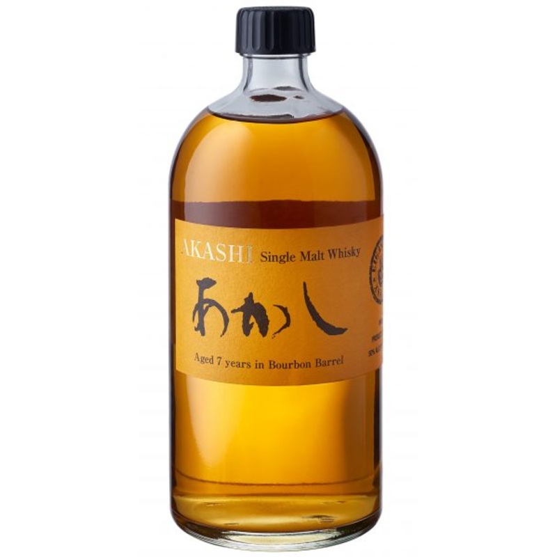 Akashi Single Malt 7 Year Old Bourbon Barrel Finish Japanese Whisky