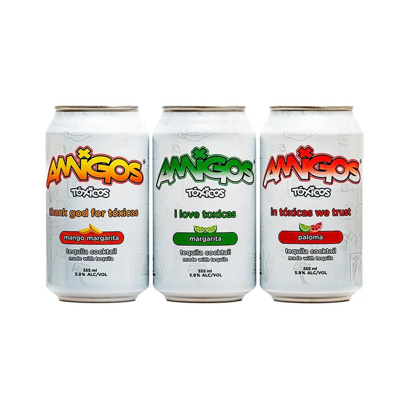 Amigos Toxicos Tequila Cocktail Variety Pack