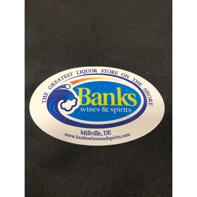 Banks Wines & Spirits Sticker