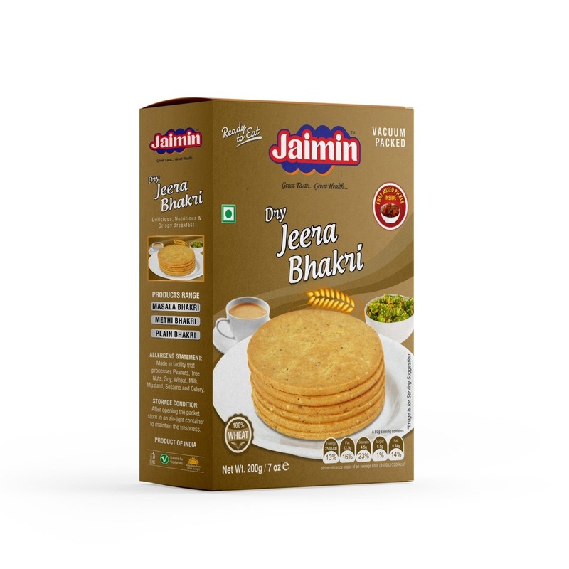 Jaimin Dry Jeera Bhakri - 250g
