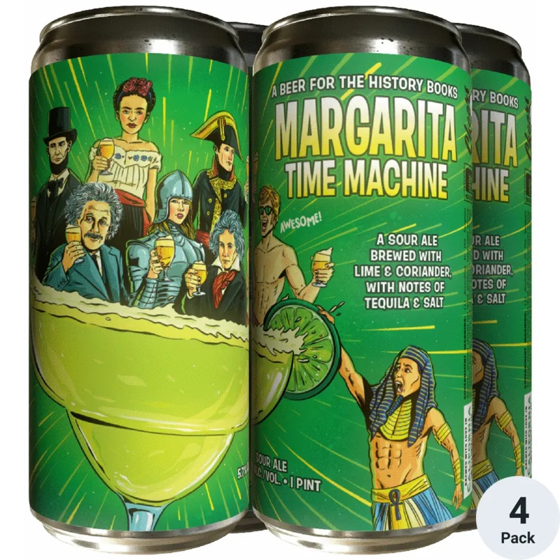Paperback Capiche Margarita Time Machine Sour 16oz 4 Pack Can