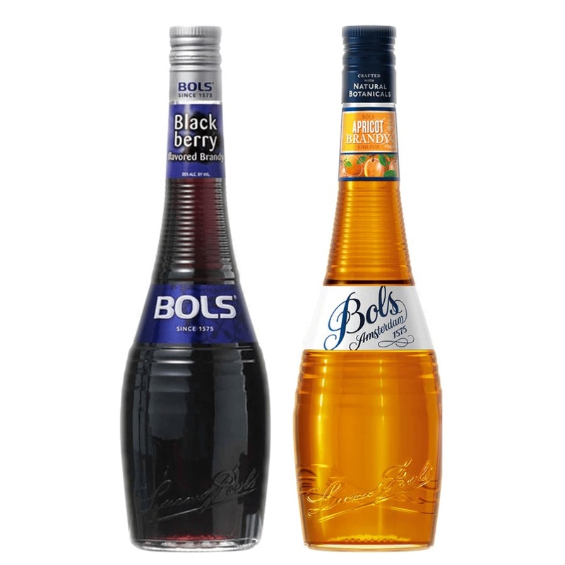 BOLS Blackberry Flavored Brandy & Bols Liqueurs Butterscotch Schnapps Bundle