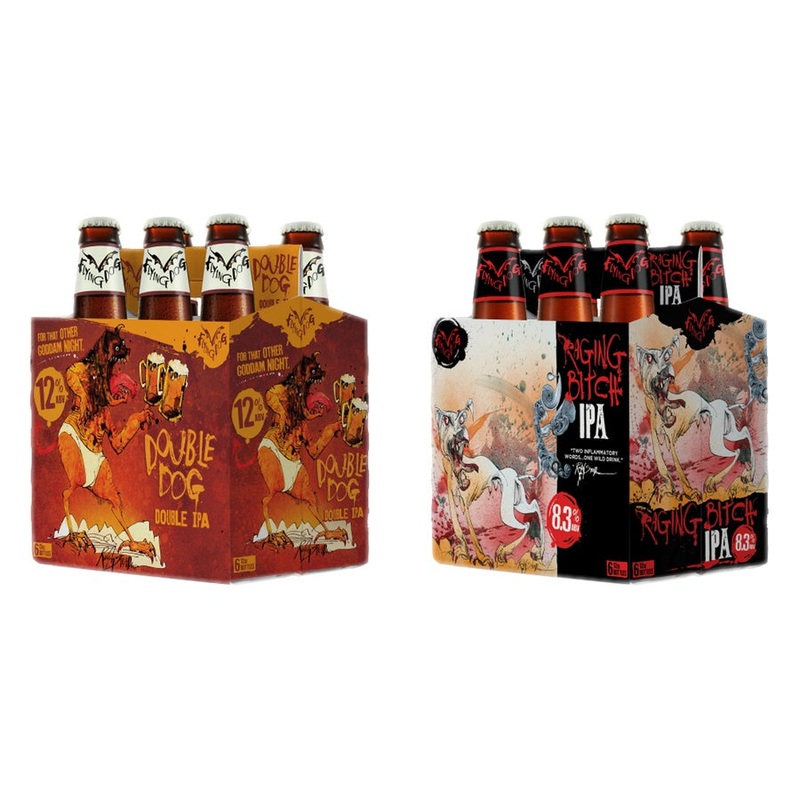 Flying Dog Double Dog 24 Pack & Flying Dog Ragin Bitch 24 Pack Bundle