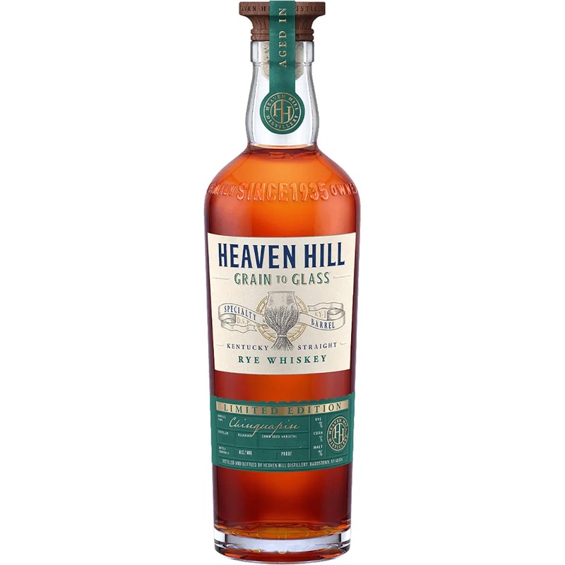 Heaven Hill Grain to Glass Rye Whiskey Chinquapin Oak