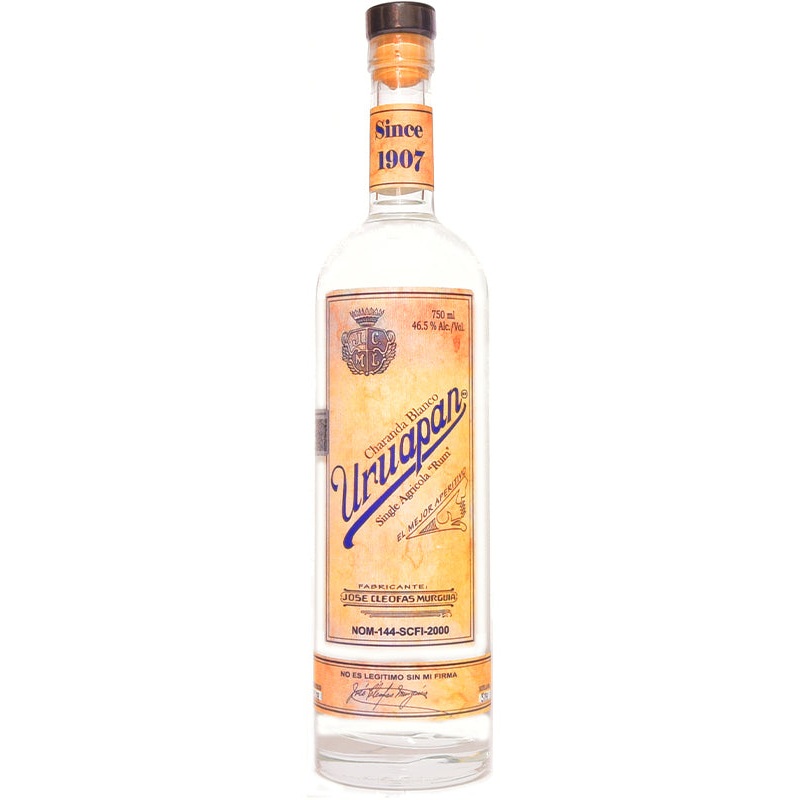 Uruapan Charanda Single Agricola Blanco Rum