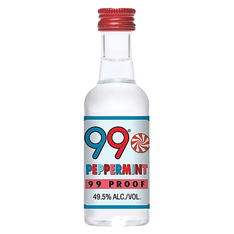 99 Brand Peppermint Schnapps 50ml 12 Pack