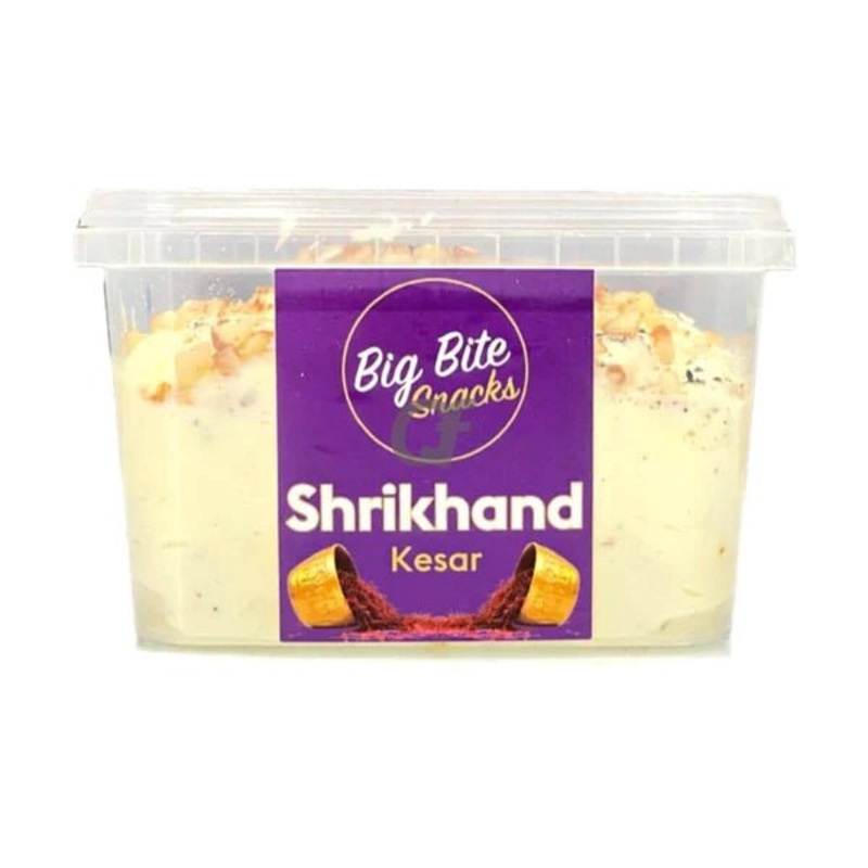 Big Bite Snacks Shrikhand Kesar & Elaichi - 400g