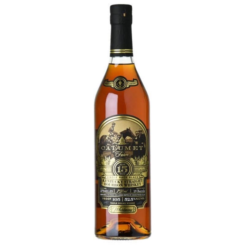 Calumet Farm Single Rack Black 15 Year Old Bourbon