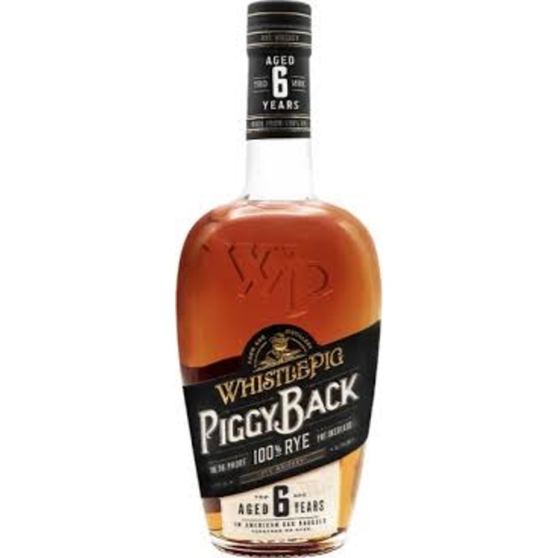 Whistlepig Piggyback 100% Rye Whiskey 6 Years 750ml
