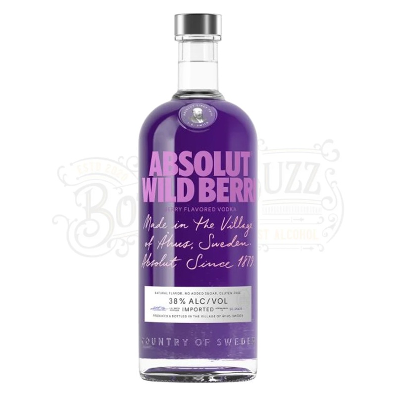 Absolut Berry Flavored Vodka Wild Berri 1.75L