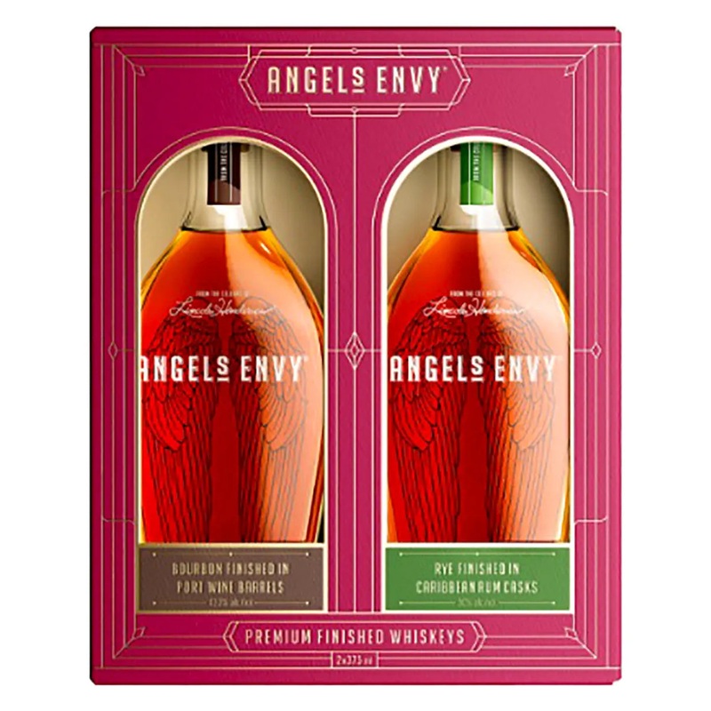 Angels Envy Bourbon & Rye Whiskey 2-Pack 375ml