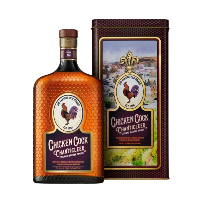 Chicken Cock Chanticleer Cognac Barrel Finish Bourbon Whiskey