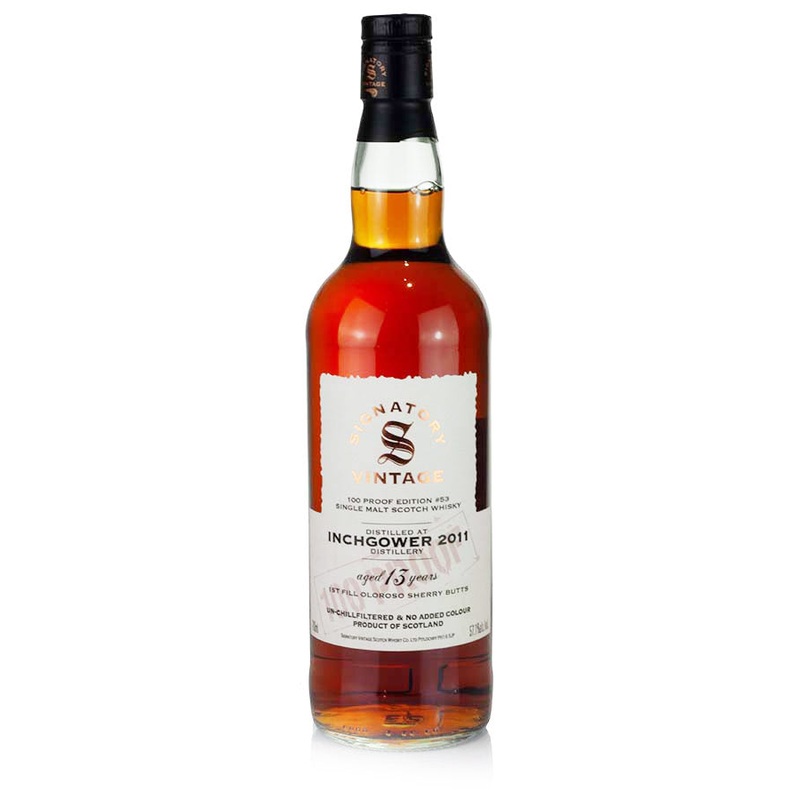 Inchgower 13 Year Old 2011 Signatory 100-Proof Edition #53