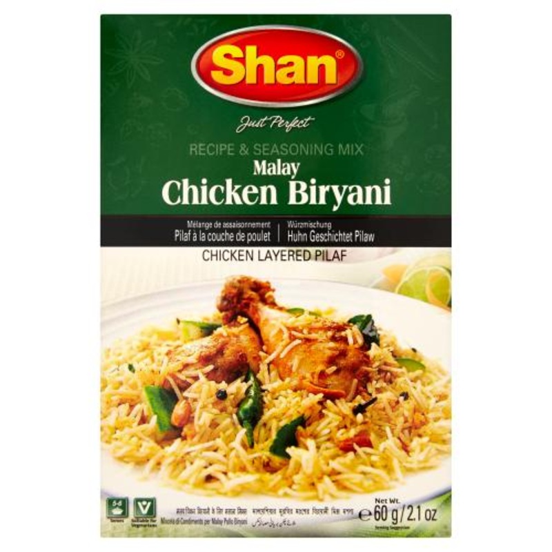 Shan Malay Chicken Biryani Recipe & Seasoning Mix - 60g