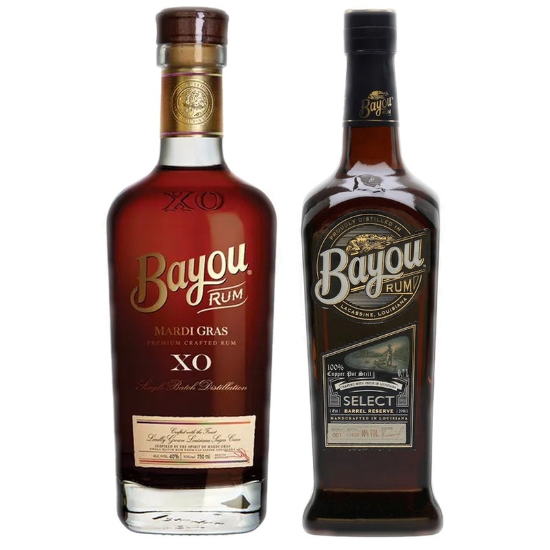 Bayou Mardi Gras Extra Old Label Rum & Bayou Select Gold Rum Bundle
