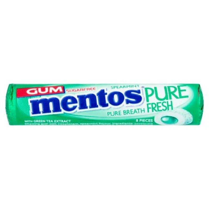 Mentos Gum Spearmint - 15.5g