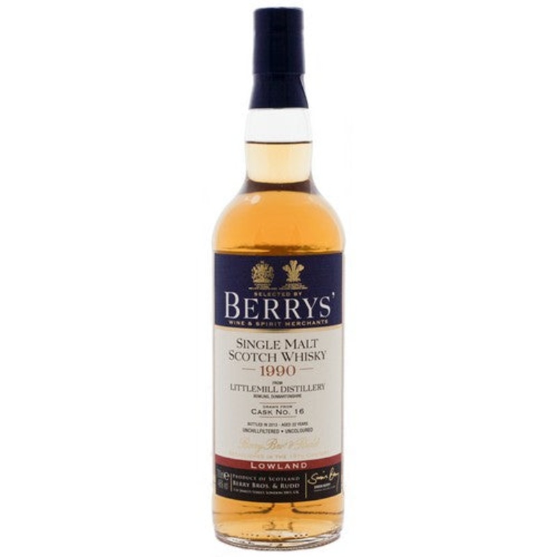 Littlemill 22 Year Old 1990 Berry's Own Cask #16