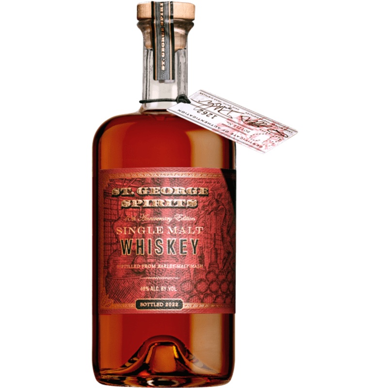 St. George 40th Anniversary Single Malt Whiskey