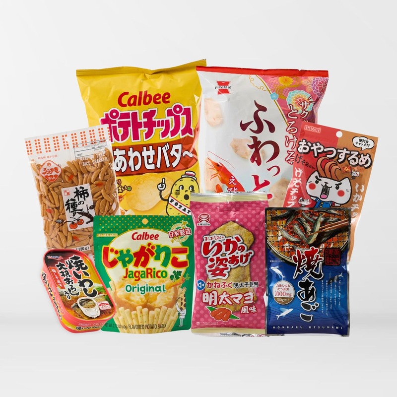 Japanese Variety Snack Set 8pcs