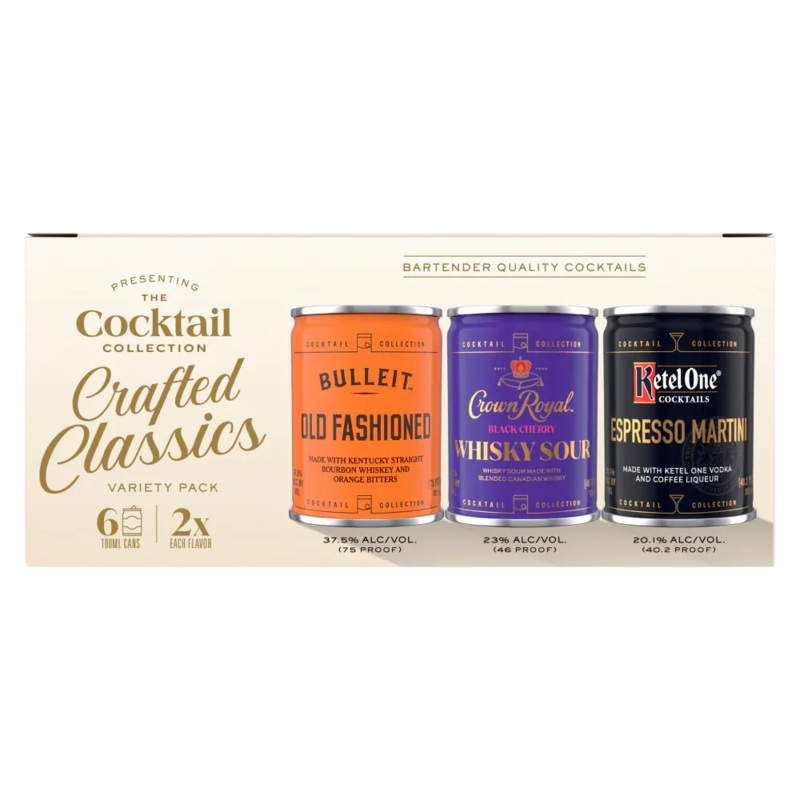 CRAFTED CLASSICS VARIETY PACK CANS