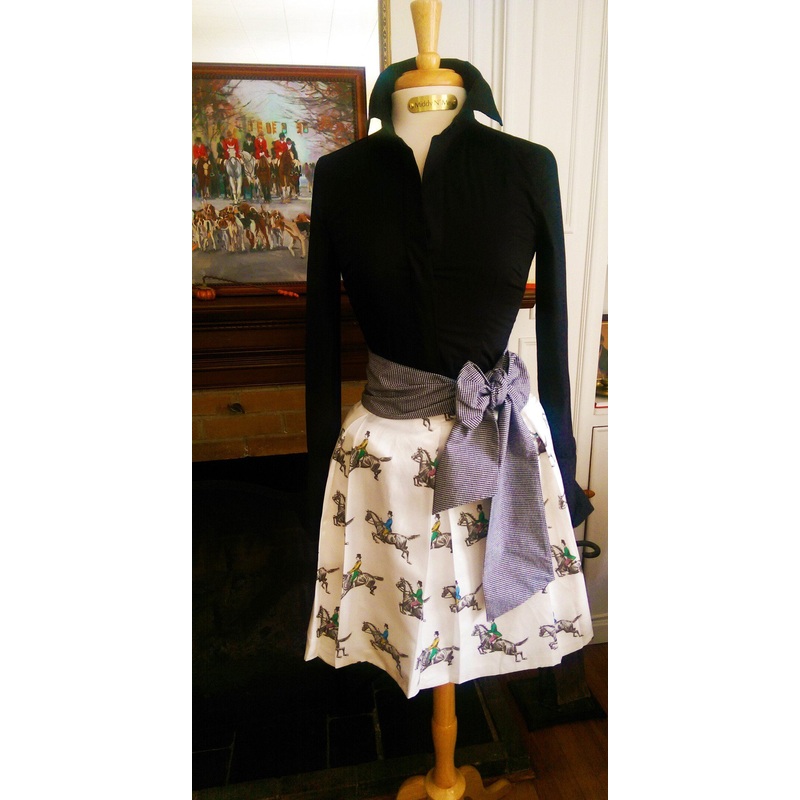 GONE RIDING SKIRT IN CHAMPAGNE