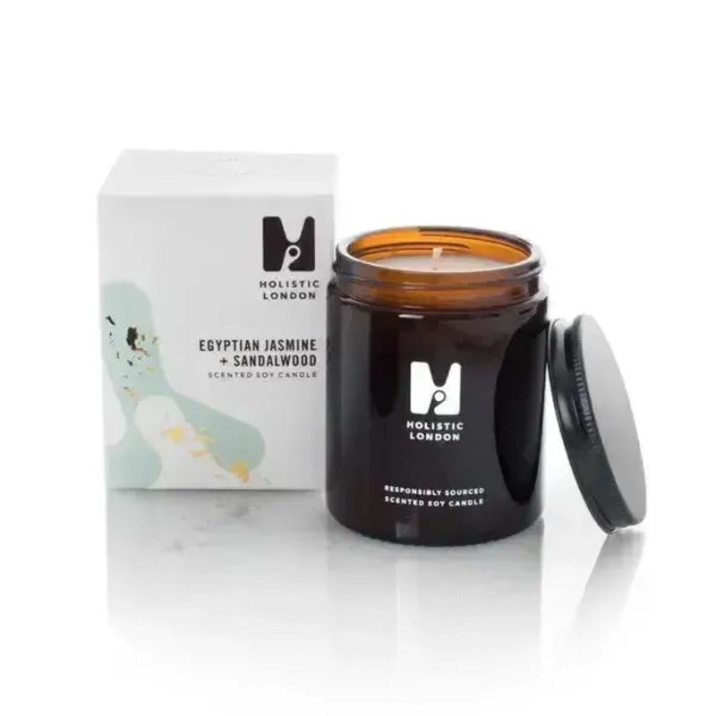 Holistic London Egyptian Jasmine & Sandalwood Candle 180ml