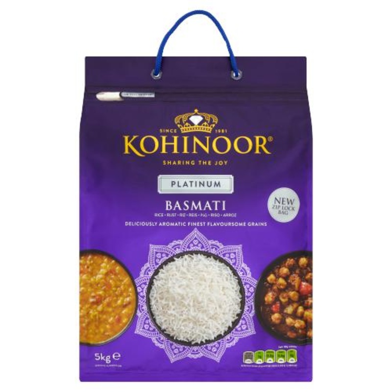 Kohinoor Platinum Basmati Rice - 5kg
