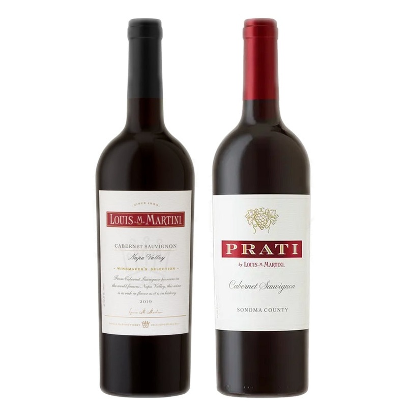 Louis Martini Cabernet Sauvignon Napa Valley & Louis Martini Sonoma "Prati" Cabernet Sauvignon Bundle