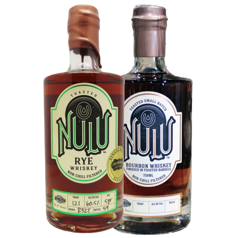 Nulu Reserve Bourbon & Nulu Prohibition Toasted Rye Bundle 2x750ml