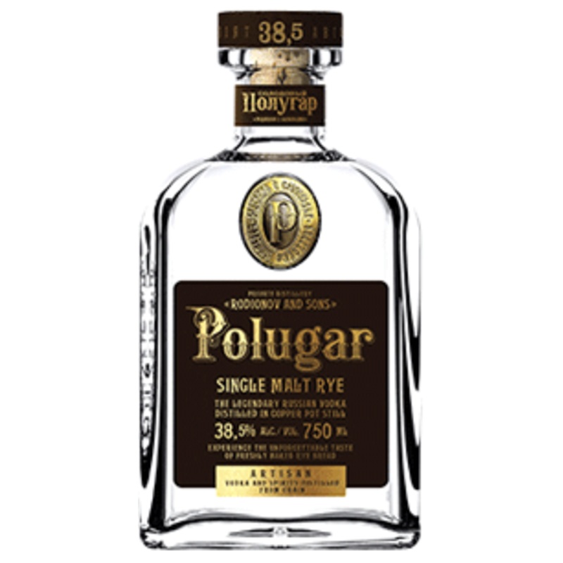 Polugar Single Malt Rye Vodka 750ml