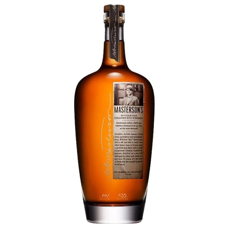 Masterson's 10 Year Old Straight Rye Whiskey
