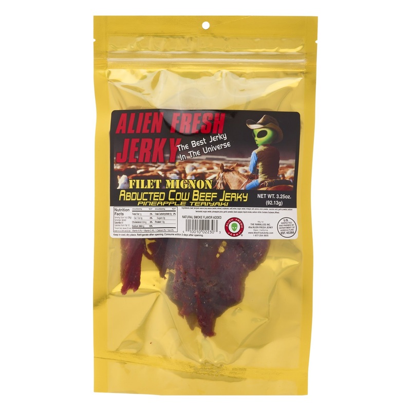 Alien Fresh Beef Jerky Alien Extreme Hot 3.25oz