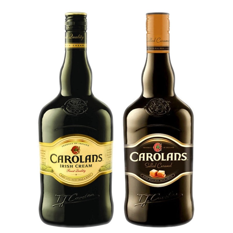 Carolans Cream Liqueur & Carolans Salted Caramel Cream Liqueur Bundle