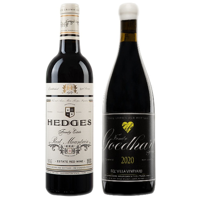 Hedges Hfe Red Blend Red Mountain & Hedges Syrah Goedhart Bundle
