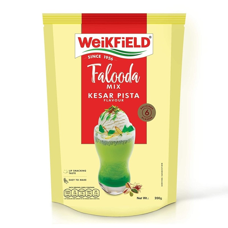 Weikfield Kesar Pista Falooda Mix - 200g