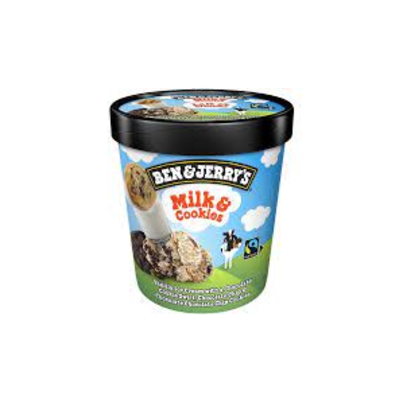 Ben & Jerry's Milk & Cookies Ice Cream 473ml