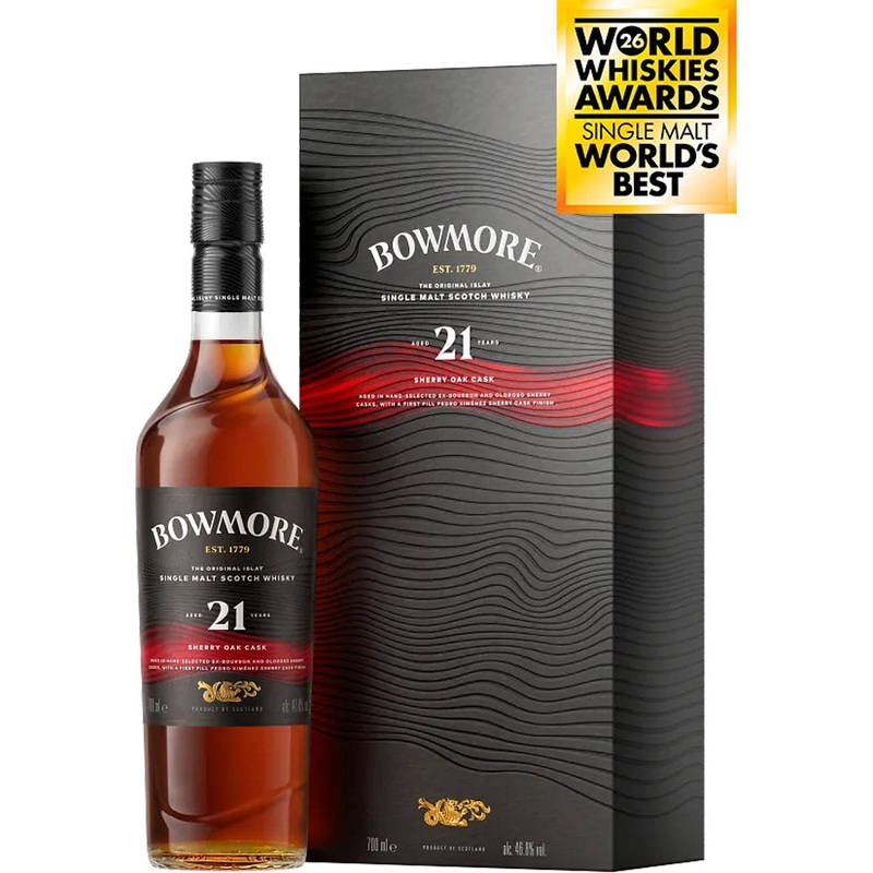 Bowmore 21 Year Sherry Cask Single Malt Whisky 700ml