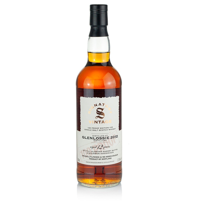 Glenlossie 12 Year Old 2012 Signatory 100-Proof Edition #35