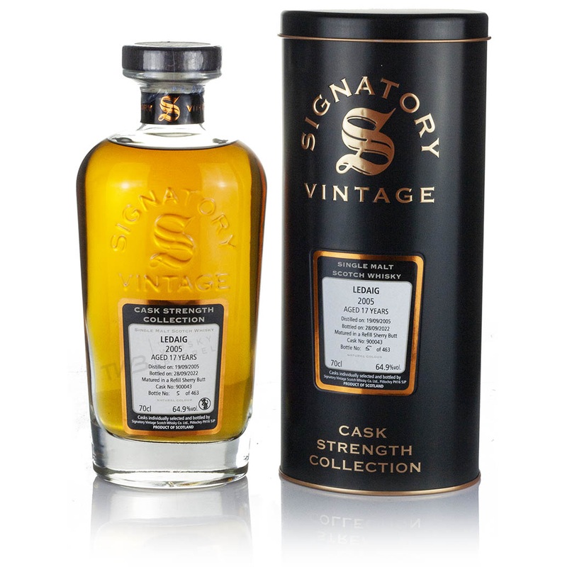 Ledaig (Tobermory) 17 Year Old 2005 Signatory Cask Strength