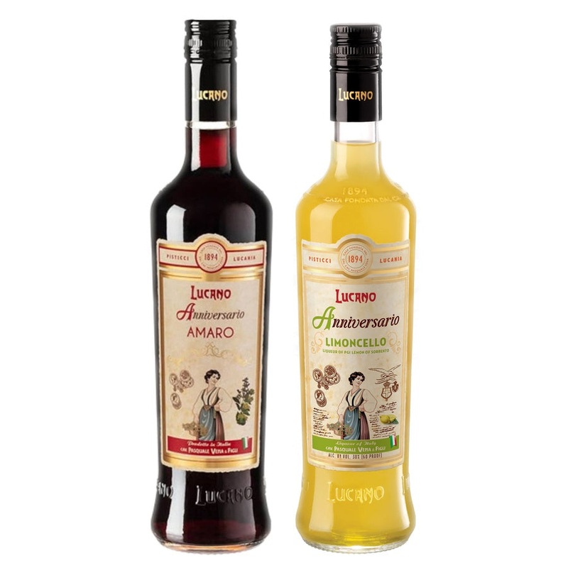Lucano Anniversario Amaro Liqueur & Lucano Limoncello Bundle