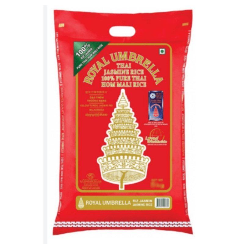 Royal Umbrella Thai Jasmine Rice Riz Thai Jasmin - 10kg