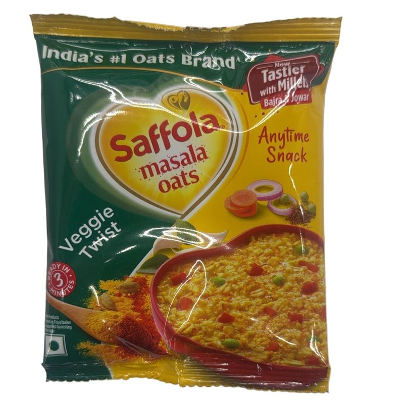Saffola Masala Oats Veggie Twist - 38g
