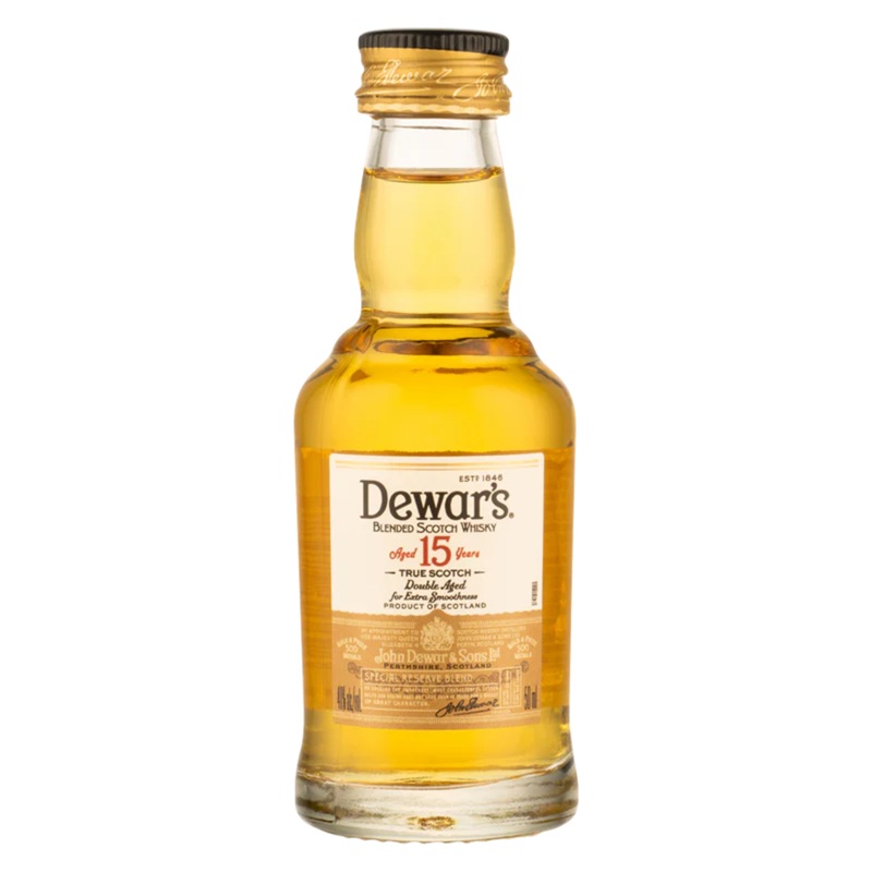 Dewar's Blended Scotch Special Reserve Blend 15 Year 50ml 12 Pack