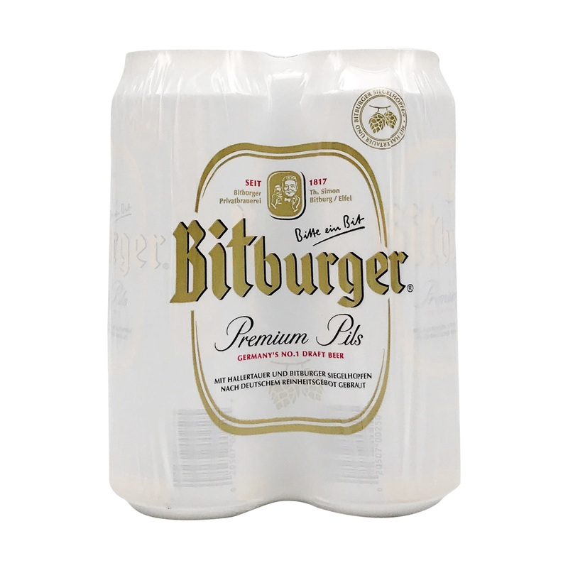 Bitburger Premium 4pk Cans 500ml