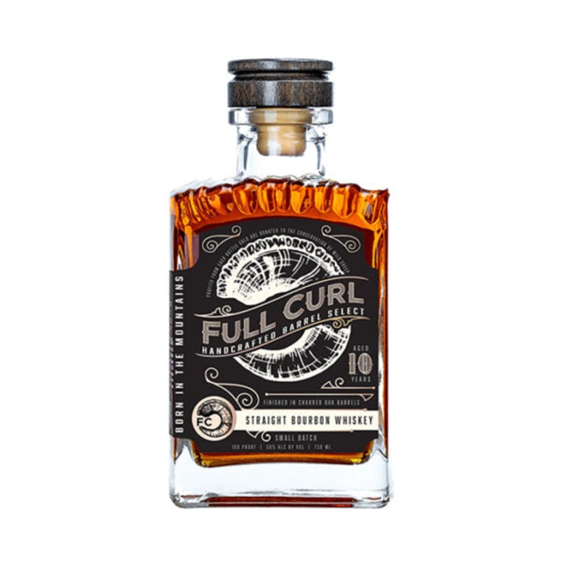 Full Curl 10 Year Straight Bourbon Whiskey