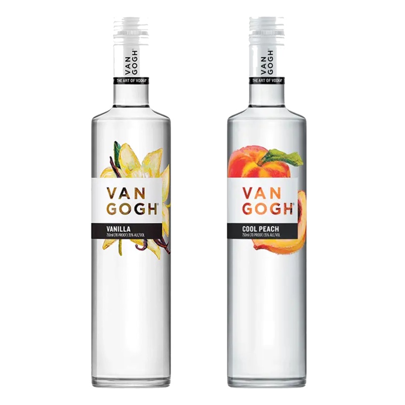 Van Gogh Vanilla Vodka & Van Gogh Cool Peach Vodka Bundle