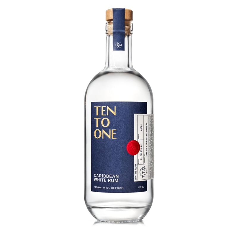 Ten To One Caribbean White Rum 750ml