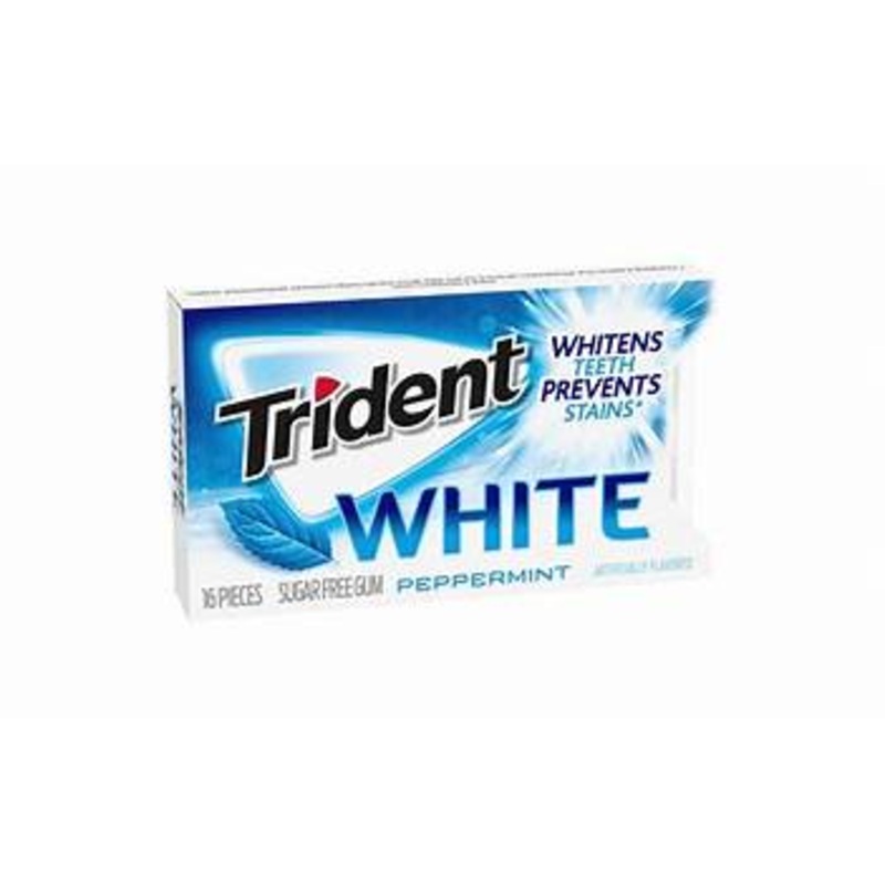 Trident White Peppermint 16 Pieces